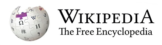 The logo for Wikipedia in English.