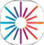A sixteen line multiple colored rays sun with a white center is used as a bullet point.