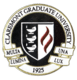 An enhanced resized down logo for Claremont Graduate University established 1925 used to visually identify it.