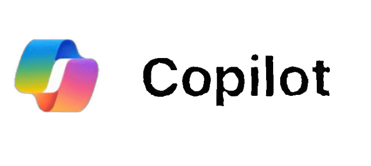 An enhanced logo for Bing’s Copilot, with a colorful left symbol and the black word “Copilot” to its right, is used for visual identification. 