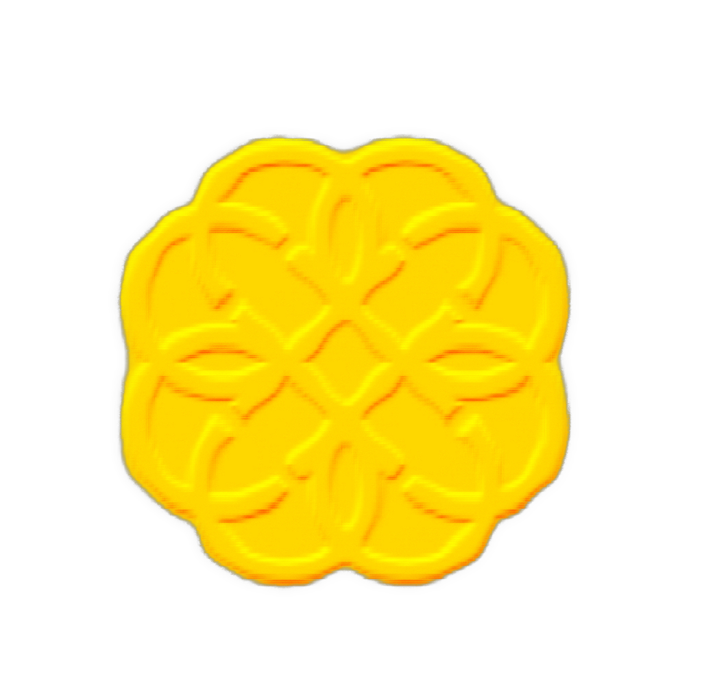 An embossed and colored bright yellow AI logo will be used as a bullet point.