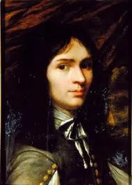 An enhanced, colorized animated .gif of the young Descartes from 1620, when he was 24 years old, is used for identification and entertainment.
