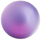 An enhanced 3D purple-pink glistening sphere is used as a bullet point.