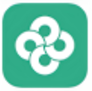 An enhanced green square with rounded corners logo for ChatNow containing four interlocking white rings used for visual identification.