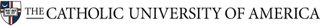 The image is the logo for Catholic University of America.