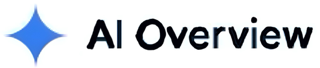 An enhanced and hand-painted smoothing of the logo for Google’s AI Overview is used as a visual identifier of the source of the writing.