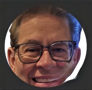 The image is a color photograph of Dr. David C. Ring’s face and head.