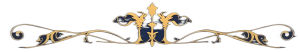 An enhanced cutout of a yellow fancy divider with some dark blue elements.