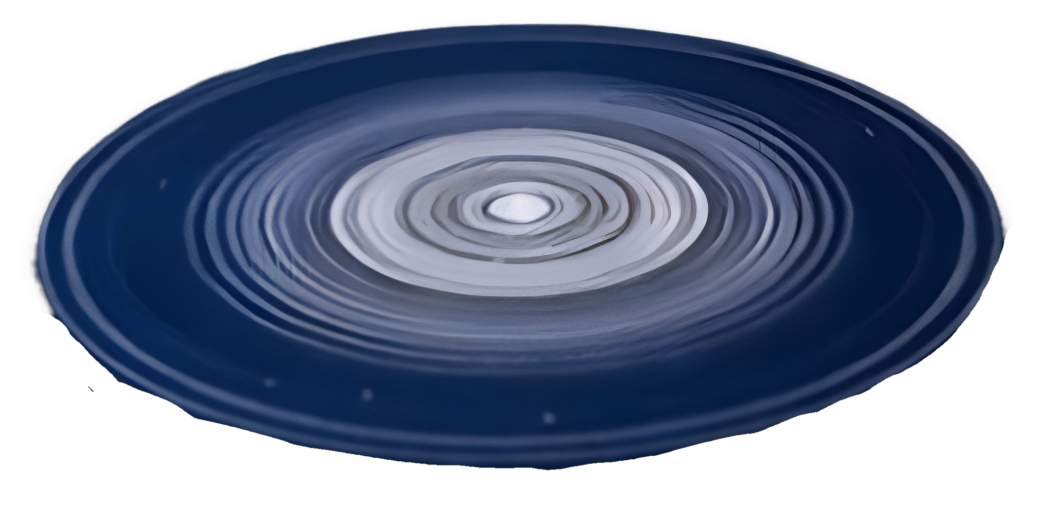 An enhanced drawing cutout of a series of concentric rings, with the inner ones purple-gray and the outer ones dark purple-blue, is used as a bullet point.