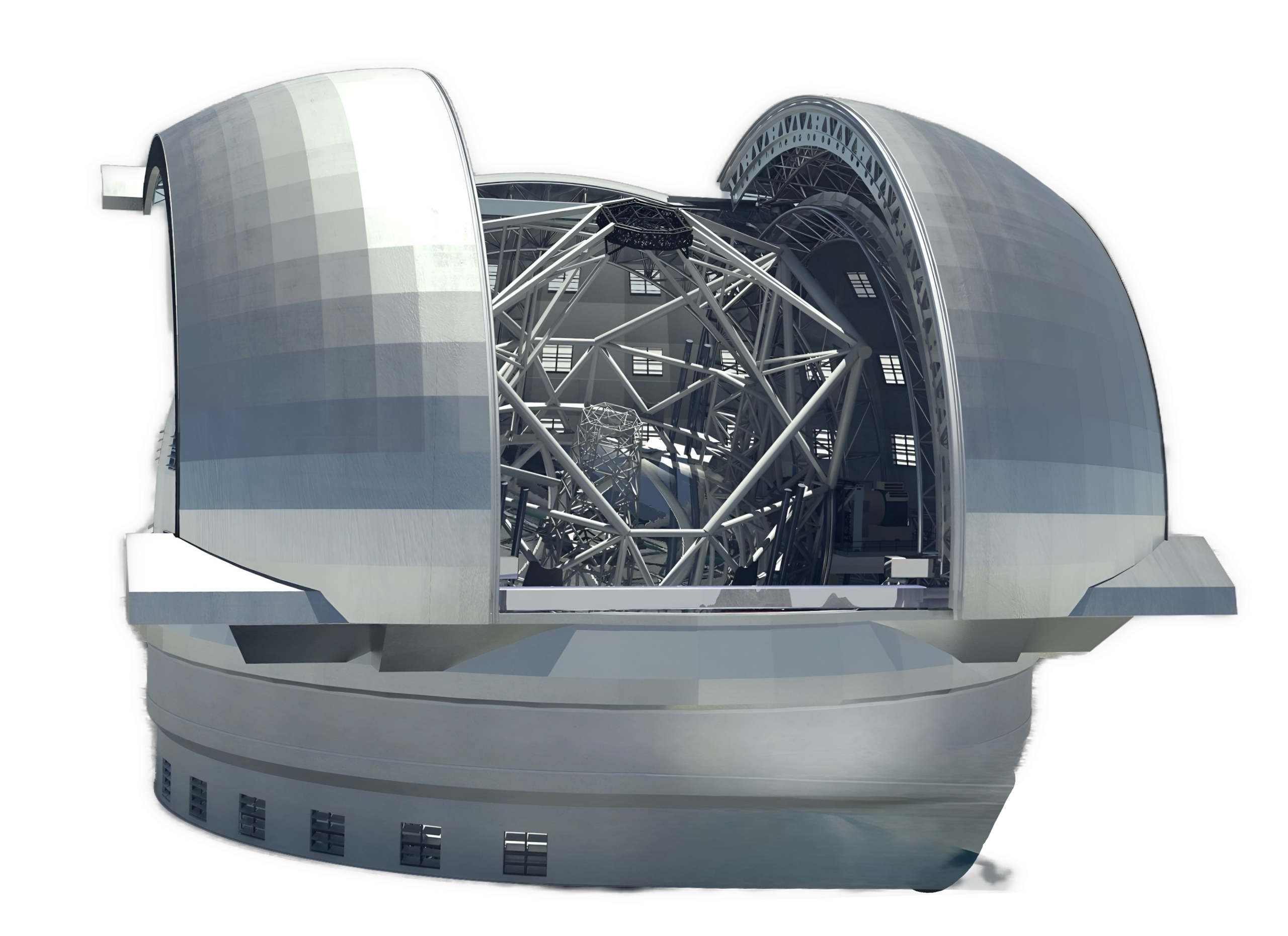 An enhanced photographic cutout of a silvery metal planetary observatory is used as a bullet point.