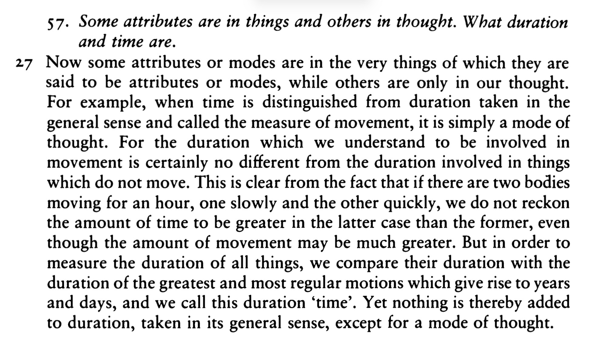A screenshot of Descartes’s Principles I.57