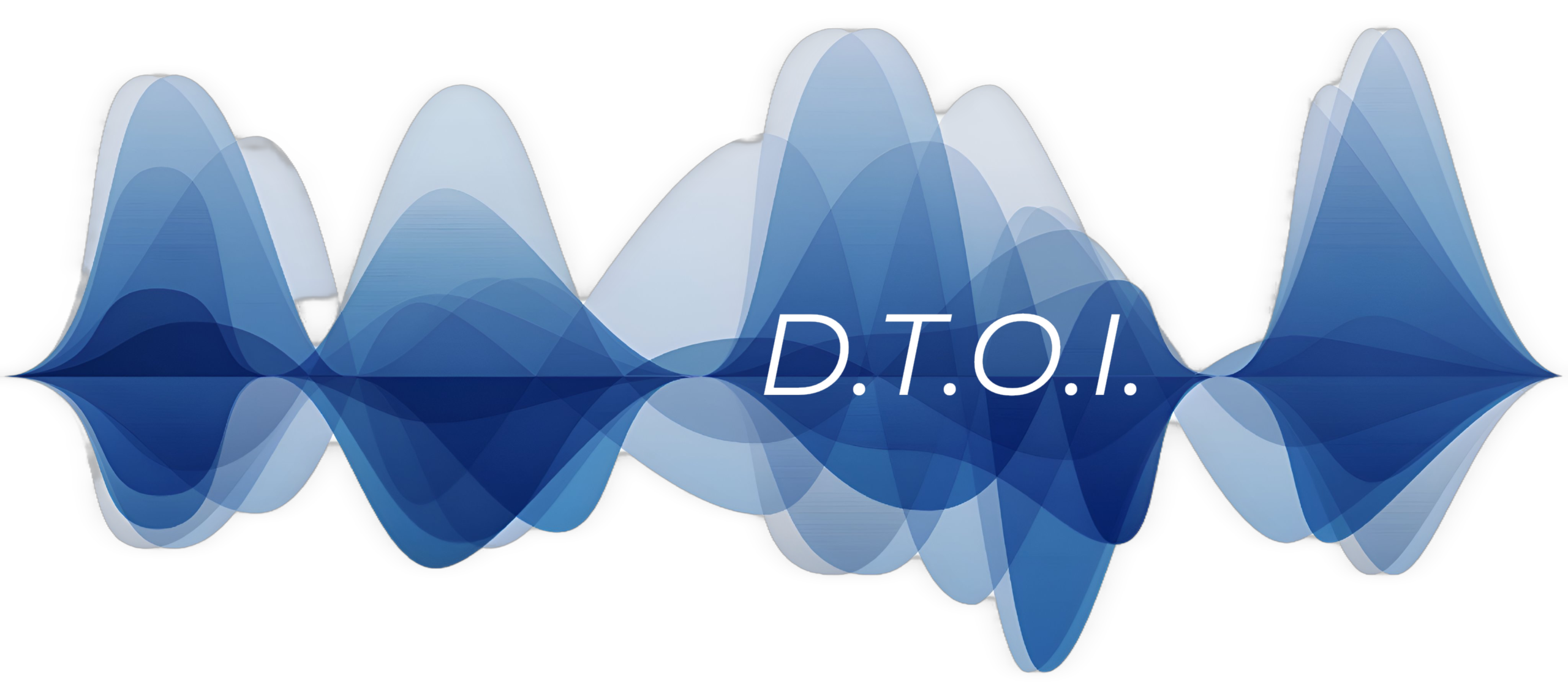 An enhanced blue digital sound wave graphic features the white text 